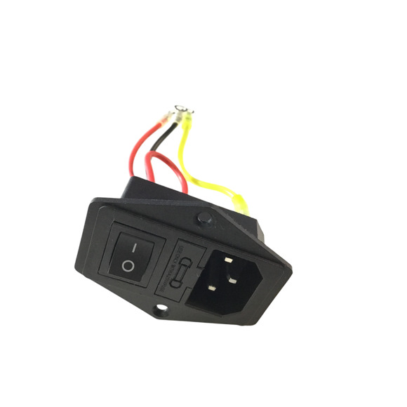 10A 220V/110V Male Power Switch Printer Parts DIY Accessory Black for 3D Printer - Picture 1 of 5